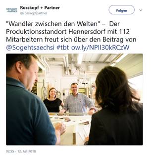 Rosskopf+Partner bei Twitter