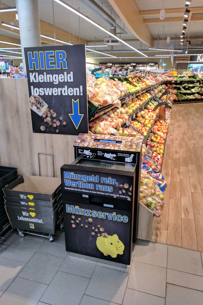 NGZ CoinDepo bei EDEKA Redling
