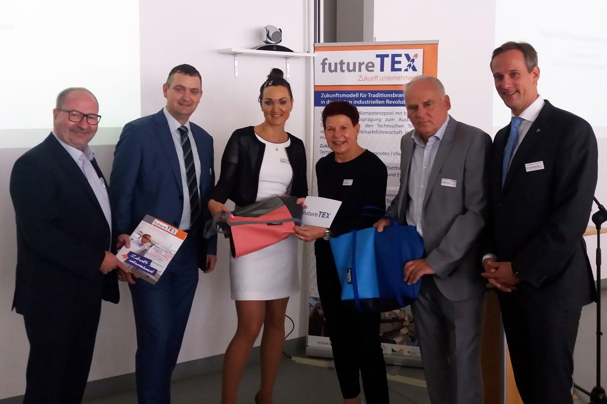 Die Akteure der futureTEX-Konsortialversammlung 2018