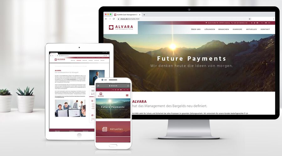 ALVARA Neue Webseite